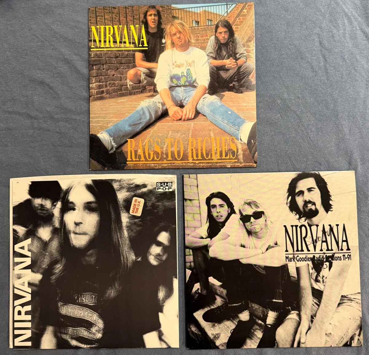 Nirvana 7インチレコード3枚 Nirvana 7インチレコード3枚 - メルカリ