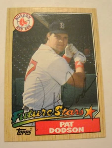 PAT DODSON -- 1987 TOPPS -- FUTURAS ESTRELLAS -- FIRMADO/AUTOGRAFIADO - Imagen 1 de 1