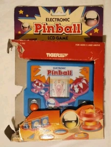 1987 Tiger Electronic Pinball Handheld LCD Handheld Video Game WORKS W/ BOX RARE - Picture 1 of 4