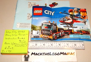 Lego City 60183 Schwertransport Bauanleitungen nur Buch 1 2 - Bild 1 von 5
