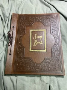 Antiguo hermoso álbum de recortes sin usar - Imagen 1 de 12