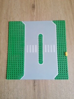 Lego - PLAQUE BASE baseplate - route pompier police city space  - Photo 1/4