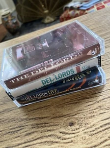 Del-Lords 3 Cassette Lot Johnny Comes Marching Home Lovers Who Wander Live - Picture 1 of 9