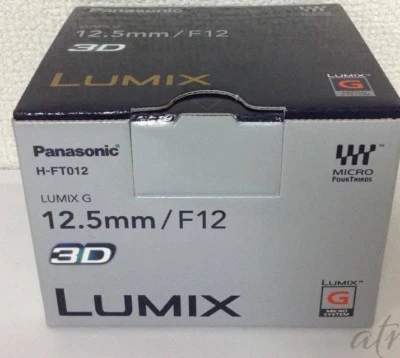 Panasonic LUMIX Lens 3D 12.5mm F12 Single-Focus Micro Four Thirds GH-FT012 JAPAN - Image 1 of 2