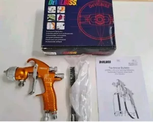 Pistola pulverizadora de alimentación a presión Devilbiss GTI PRO LITE 1.4 TE40 aircap pistola pulverizadora ¡Nueva! - Imagen 1 de 19