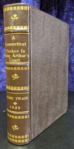 A Connecticut Yankee In King Arthur's Court by Mark Twain, 1889 1st Ed, Rebound - Picture 1 of 11