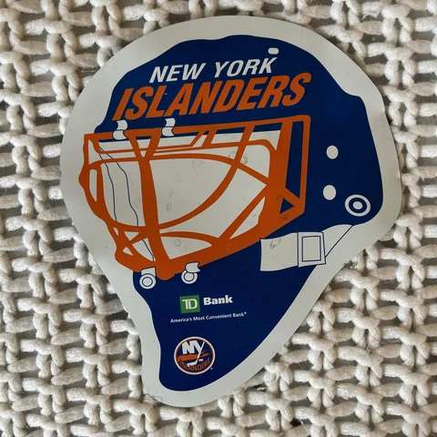 New York Islanders TD Bank Helmet Magnet Cover