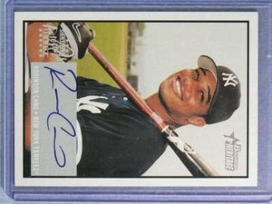 2003 Bowman Heritage Baseball Signs Greatness Robinson Cano Autograph ID: 116977