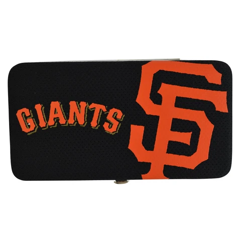 Brand New MLB San Francisco Giants Women Mesh Hard Shell Wallet Cover