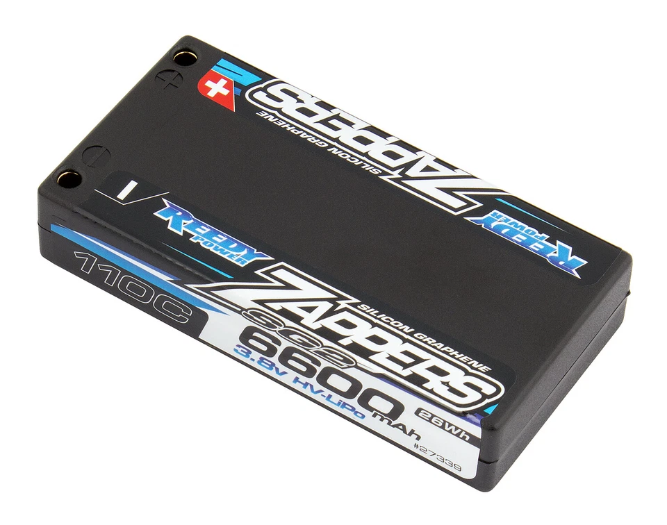 NEW Associated Reedy Zappers SG2 Lipo Battery 6600mAh 110C 3.8V 1:12 - Image 1 of 1