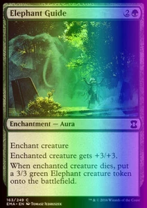 MTG Magic the Gathering Elephant Guide (163/265) Eternal Masters LP FOIL - Picture 1 of 1