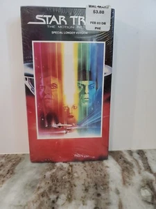 STAR TREK The Motion Picture Special Longer Version VHS New Sealed 1980 - Picture 1 of 4
