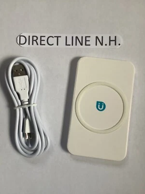 5 Watt QI Wireless Charging Pad  w/4’ Charging Cable WHITE Uber Same Day Ship !  - Image 1 of 4