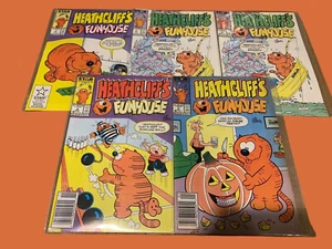 Heathcliff Funhouse Comic Books Star Marvel Lot 5 total #2 3x2 4 5 - Picture 1 of 7