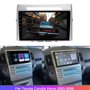 Radio estéreo para automóvil Android 11 de 9" navegación WiFi para Toyota Corolla Verso 2003-2009 - Imagen 1 de 12