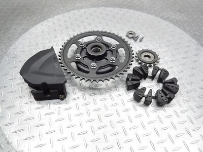 Lote de capa amortecedora cubo roda dentada dianteira traseira Triumph Street Triple R 2014 13-16 - Imagem 1 de 4