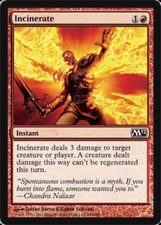 1x Incinerate LP, English MTG Magic 2012 (M12)