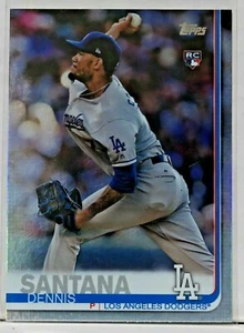 2019 Topps Series 1 95 Dennis Santana - Los Angeles Dodgers RC Rainbow Foil - Picture 1 of 2