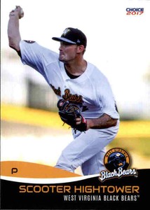 2017 West Virginia Black Bears Choice 13 Scooter Hightower Clarksville Tennessee
