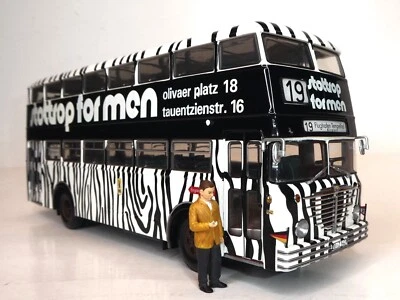 Bussing D2U Double Decker BUS Berlin BVG #19  stottrop 1/43 MINICHAMPS 439071084 - Image 1 of 4