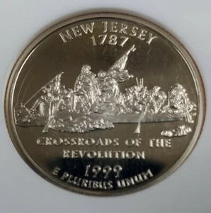 1999-S State of New Jersey Quarter - NGC PF 69 Ultra Cameo - Picture 1 of 4