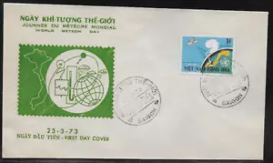 South Vietnam First Day Cover World Meteorological Day 1973 - Bild 1 von 1