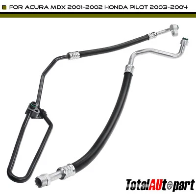 2x Manguera de línea de succión y descarga de aire acondicionado para Honda Pilot 03-04 Acura MDX 01-02 delantera Foto 1 de 4