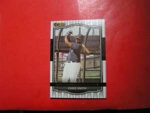 2008 Razor Exclusive Baseball Draft  Chris Smith OF 50