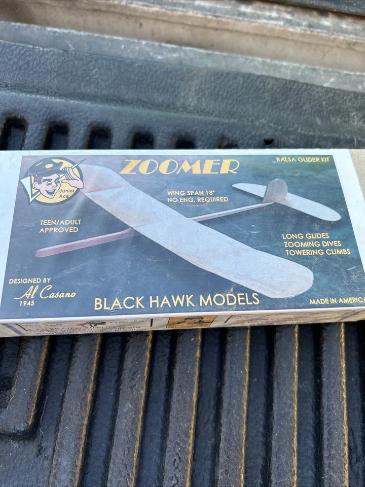 Vintage BLACK HAWK MODELS, “ZOOMER” C/L Kit JA700 - Image 1 of 2