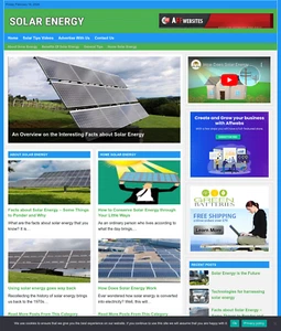 Solar Energy Tips Website Business For Sale: Ready-to-Launch Free Installation - Picture 1 of 3