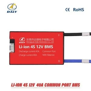 Li-ion BMS PCB 4S 12V 40A Daly Waterproof Balanced Battery Management System UK - Picture 1 of 12