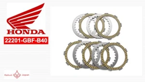 Honda OEM 22201-GBF-B40 CRF150R Clutch Friction Disc Plate Set 2007-2022 Japan - Picture 1 of 4