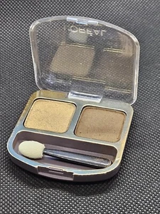 L'Oreal SOFT EFFECTS Eye Colour Shadow Duo GOLDEN JUNGLE Perle 0.08oz - Picture 1 of 4