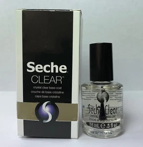 Seche Crystal Clear Base Coat 0.5 oz. No Formaldehyde & No Toluene - Picture 1 of 1