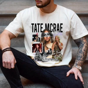 Vintage Tate McRae 2025 Concert T-shirt, Gift for Woman and Man Oversized Tee - Picture 1 of 2