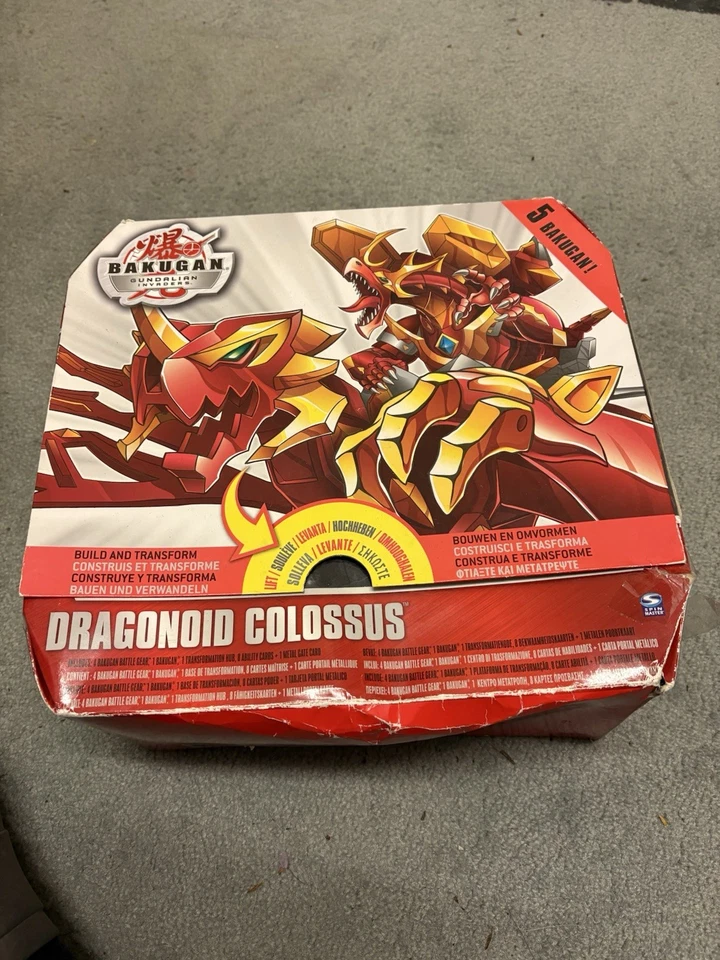 Bakugan Gundalian Invaders Dragonoid Colossus Complete Set with Figures - Image 1 of 3