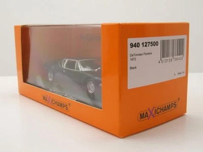 De Tomaso Pantera 1972 Nera Maxichamps 940127500 1:43 LHD Minichamps - Immagine 1 di 4