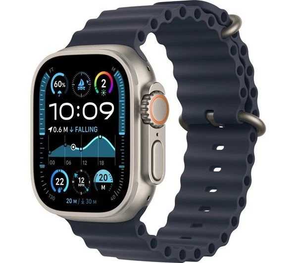 APPLE Watch Ultra 2 Cellular LTE 49mm Natural Titanium Navy Ocean Band New N.Day - Image 1 of 1