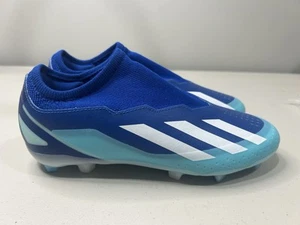 Size 6 Men’s Adidas X Crazyfast.3 LL FG J Low Marine Rush Pack Soccer ID9356 - Picture 1 of 5