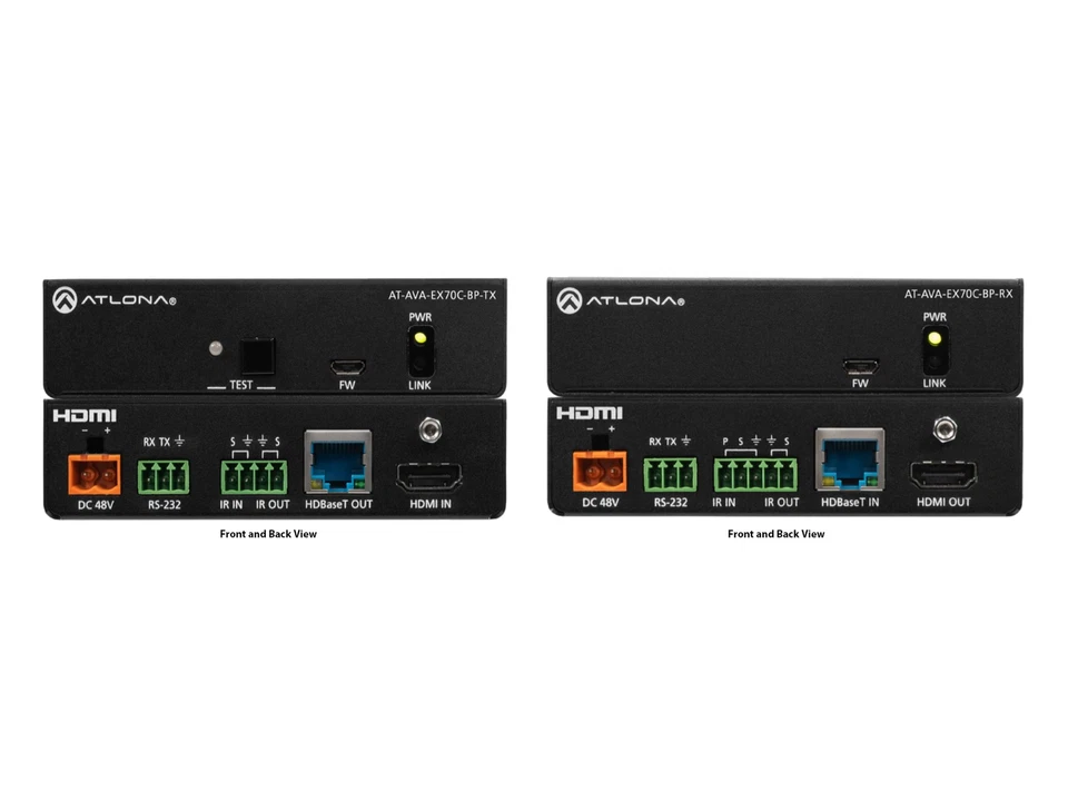 Atlona AT-AVA-EX70C-BP-KIT 4K/UHD HDMI/HDBaseT Extender (Tx/Rx) Kit Foto 1 de 1