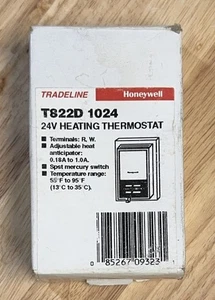 Honeywell Vintage Thermostat T822D 1024 L36-924 24V Heizung NOS versiegelt T822D1024 - Bild 1 von 2