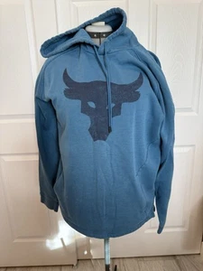 Under Armour Project Rock Herren Gr. XL Pullover Hoodie Sweatshirt Brahma Bull Blau - Bild 1 von 10
