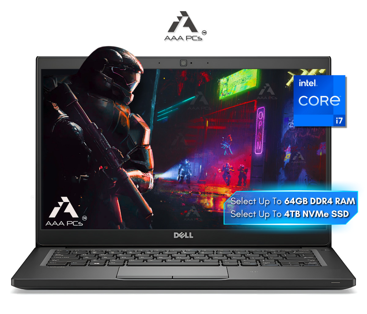 Dell Intel Core i7 8th Gen. 16 GB RAM PC Laptops & Netbooks
