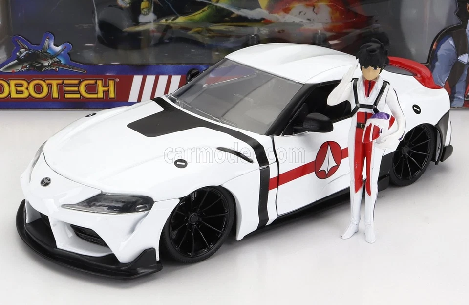1/24 JADA - TOYOTA - SUPRA WITH RICK HUNTER FIGURE ROBOTECH 2020 253255050-33685 - Immagine 1 di 1
