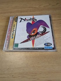 NiGHTS into dreams Sega Saturn with Spine Card and Manual Japanese Used