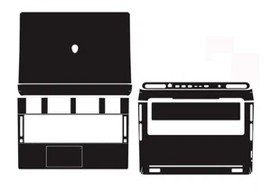 Vorgeschnittene Skin Aufkleber Abdeckung für 2025 Alienware 18 Area-51 M18 R1 2023 R2 2024 - Bild 1 von 22