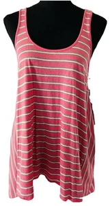 Calvin Klein Performance Track to Pink/Gray & White Striped Size small NWT  - Picture 1 of 6