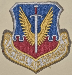 Parche Insignia TAC Comando Aéreo Táctico de la Fuerza Aérea de la USAF COLOR Obsoleto De Colección - Imagen 1 de 2