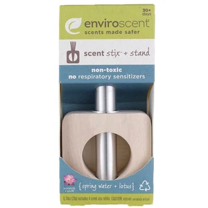 Enviroscent Scent Stix And Stand, Spring Water + Lotus, 0.7 oz, 5 Ct - Picture 1 of 4