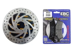 Kit freno anteriore disco E-Tre pastiglie EBC Aprilia Scarabeo Light 125 200 - Imagen 1 de 4